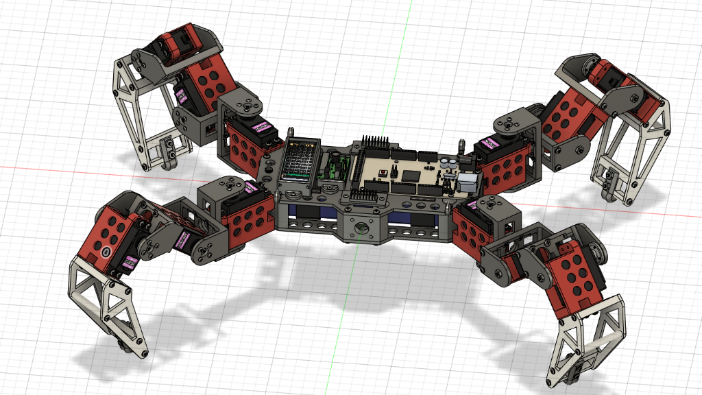 Quadruped Robot & Custom Web OS project cover