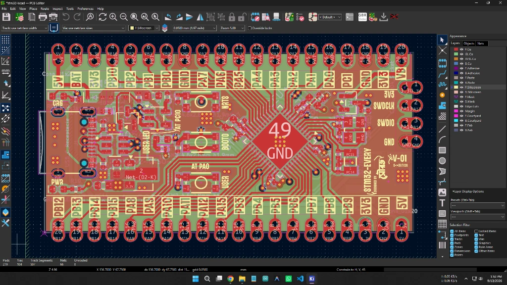 PCB Layout & Routing Strategy
